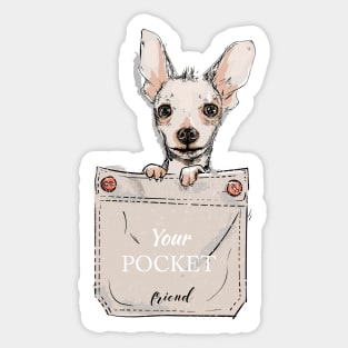 Pocket Dog 3 Sticker